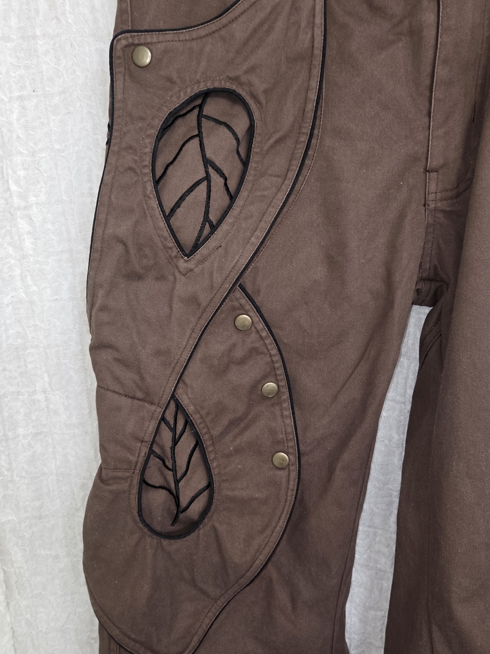 The Fairies Pyjamas Brown Utility Pants - Picture 4 of 9